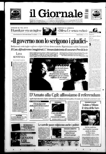 Il giornale : quotidiano del mattino